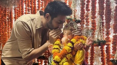 Ganpati Visarjan 2025: Kartik Aaryan Says ‘Miss You’ As He Bids Adieu to Bappa Post Visarjan on Last Day of Ganesh Chaturthi (See Pics and Video)