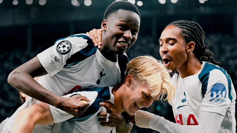 Tottenham Hotspur 1-0 Villarreal, UEFA Champions League 2025–26: Early Own Goal by Luiz Junior Hands Hosts Winning Start in League Phase (Watch Match Video Highlights)