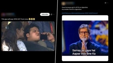 New GST Slab of 40% on Cigarettes and Alcohol Sparks Memesfest! Internet Users Flood X With Humorous Memes and Funny Jokes Over Revamp Tax Rate on ‘Sin Goods’