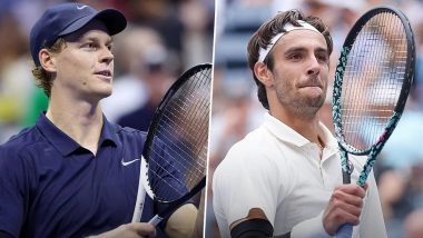 Jannik Sinner vs Lorenzo Musetti US Open 2025 Live Streaming Online: Get Live Telecast of Men’s Singles Quarter-Final Tennis Match in India
