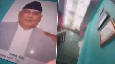 Nepal Protests: President Ramchandra Paudel’s Private Residence in Bohratar Set on Fire During Gen Z Led Demonstrations, Tribhuvan Airport Shut Down (Watch Video)