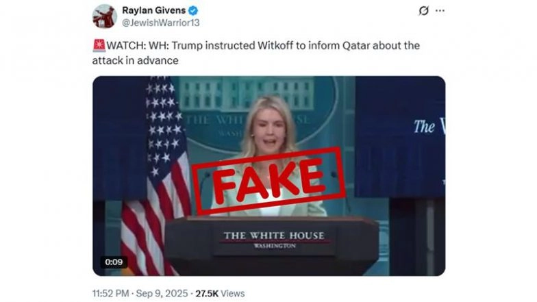 Was Qatar Informed by US in Advance About Israel’s Attack on Hamas? Foreign Affairs Ministry’s Spokesperson Terms White House’s Claim False
