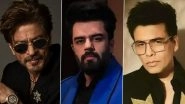 Filmfare Awards 2025: Shah Rukh Khan, Maniesh Paul and Karan Johar to Host 70th Filmfare Awards in Ahmedabad