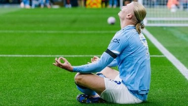 Premier League 2025–26: Erling Haaland Brace Fires Manchester City to 3–0 Win Over Manchester United in Manchester Derby; Phil Foden Shines On Return (Watch Goal Video Highlights)