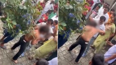 Meerut: Locals Thrash Hooligan Who Harassed BA Student in UP's Nai Basti Colony, Video Surfaces