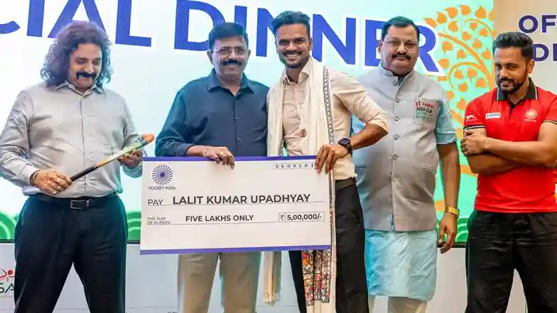 Hockey India Felicitates Vandana Katariya and Lalit Upadhyay for Their Stellar Careers