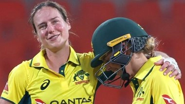 IND-W vs AUS-W 1st ODI 2025: Beth Mooney, Phoebe Litchfield Shine As Australia Women’s Cricket Team Clinches Eight-Wicket Win Over India