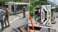 Uttarakhand Road Accident: 2 Dead, 12 Injured After Bus Overturns Near Khadi on Rishikesh Road (See Pics)