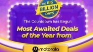 Moto Rush Announced: Motorola To Offer Its Moto Edge 60, Moto Razr 60 and Other Models at Discounted Rates for Flipkart Big Billion Days 2025; Check Price Reveal Date