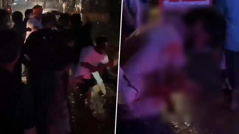 Murder Caught on Camera in Meerut: Salesman Brutally Thrashed, Stabbed to Death on Dorala Road in UP After Minor Dispute, Police Respond As Video Goes Viral