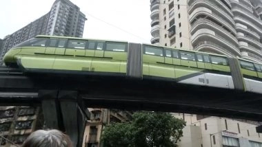 Mumbai Monorail Services Resume After 2-Hour-Long Hault Due to Technical Snag Near Wadala, All 17 Passengers Evacuated Safely