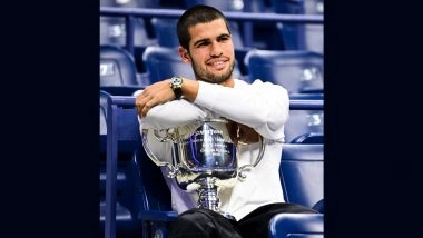 Carlos Alcaraz Denies Jannik Sinner Back-to-Back Crowns With Spirited Performance To Lift US Open 2025 Title (Watch Video)