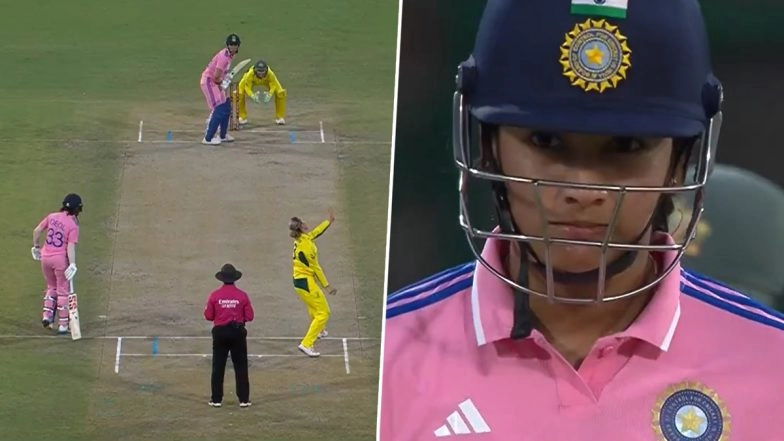 Smriti Mandhana Smashes Fastest Fifty by Indian Player in Women's ODI Cricket, Achieves Feat Off 23 Balls During IND-W vs AUS-W 3rd ODI 2025