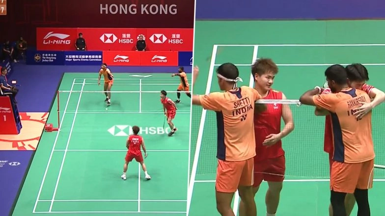 Hong Kong Open 2025: Satwiksairaj Rankireddy-Chirag Shetty Fall Short in Final, Lose to Chinese Pair Liang Wei Keng and Wang Chang (Watch Video)