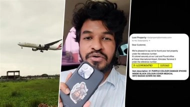 Tamil Nadu YouTuber Madan Gowri Loses Phone at Dubai Airport, Gets It Safely Back in Chennai Thanks to Dubai Police (Watch Video)