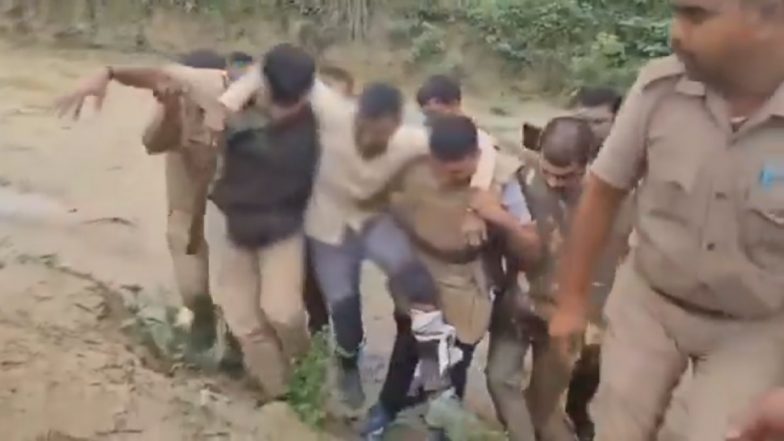 Gorakhpur NEET Aspirant Murder Case: Prime Accused in Deepak Gupta Murder Case Arrested After Encounter (Watch Videos)