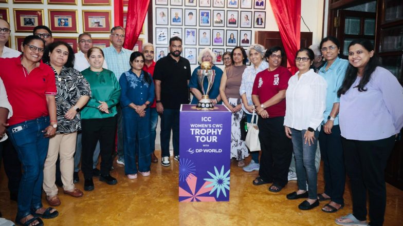 MCA Honours Female Captains With Special Gesture As ICC Women’s Cricket World Cup 2025 Trophy Tour Arrives in Mumbai