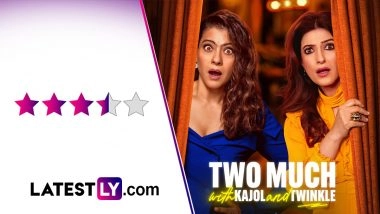 ‘Two Much With Kajol and Twinkle’ Episode 1 Review: An Unfiltered Salman Khan Steals the Spotlight Even With Aamir Khan Sharing the Same Couch! (LatestLY Exclusive)
