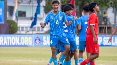 SAFF U17 Championship 2025: Dallalmuon Gangte Scores Brace As India Thrash Maldives 6–0 in Tournament Opener