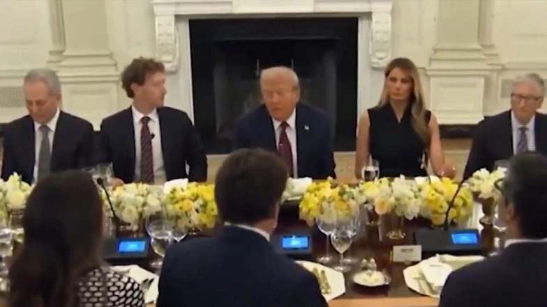 What Mark Zuckerberg, Sam Altman, Sundar Pichai, Satya Nadella and Other Tech Titans Told Donald Trump at White House Dinner (Videos)