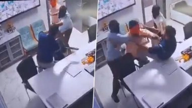 Jhansi: Masked Men Attack Doctor at Sanjeevani Hospital After Patient’s Discharge in Uttar Pradesh, Police Respond After CCTV Video Surfaces