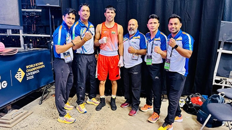 World Boxing Championships 2025: Sumit Kundu, Neeraj Phogat Register Contrasting Wins As Indian Contingent Continues Winning Momentum (Watch Video)