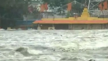 Hyderabad Rains: Himayat Sagar Gates Opened, Musi River Overflows Following Heavy Rainfall in Telangana (Watch Video)