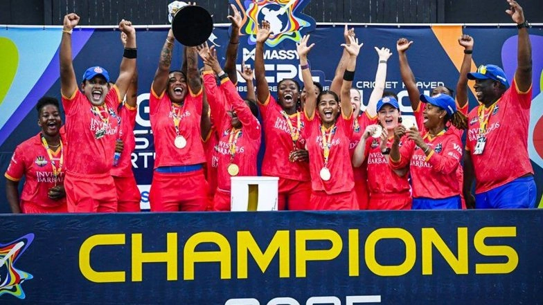 Barbados Royals Win WCPL 2025; Chinelle Henry and Co Beat Guyana Amazon Warriors in Final by Three Wickets To Claim Third Consecutive Title in Women's Caribbean Premier League (Watch Match Video Highlights)
