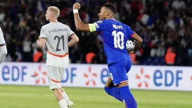 Kylian Mbappe Surpasses Thierry Henry to Become Second-Highest Goalscorer for France, Achieves Feat During FIFA World Cup 2026 European Qualifiers (Watch Goal Video)