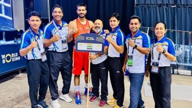 World Boxing Championships 2025: Lakshya Chahar Dominates Hussein Iashaish To Reach Pre-Quarterfinals