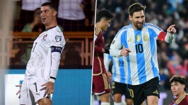 Cristiano Ronaldo Surpasses Lionel Messi in Elite List! Portugal Star Footballer Becomes Second-Highest Goal Scorer in FIFA World Cup Qualifying History