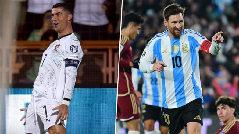 Cristiano Ronaldo Surpasses Lionel Messi in Elite List! Portugal Star Footballer Becomes Second-Highest Goal Scorer in FIFA World Cup Qualifying History