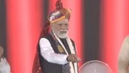 Banswara: PM Narendra Modi Launches Projects Worth INR 1.22 Lakh Crore in Rajasthan, Slams Congress for Ignoring Energy Needs (Watch Videos)