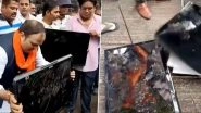 &lsquo;Insult to Sindoor of Our Sisters&rsquo;: Shiv Sena (UBT) Smashes TVs in Protest Against India-Pakistan Match (Watch Video)