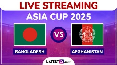 Bangladesh vs Afghanistan, Asia Cup 2025 Free Live Streaming Online: How To Watch BAN vs AFG T20I Cricket Match Live Telecast on TV in India?