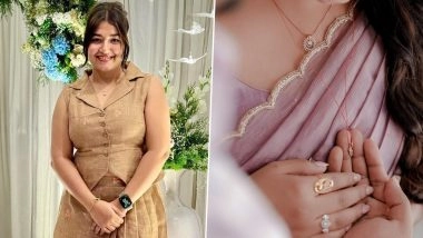 Grace Antony Surprises Fans With Wedding Announcement on Instagram, Malayalam Actress Keeps Her Husband’s Face Hidden in First Pictures From Ceremony (View Post)
