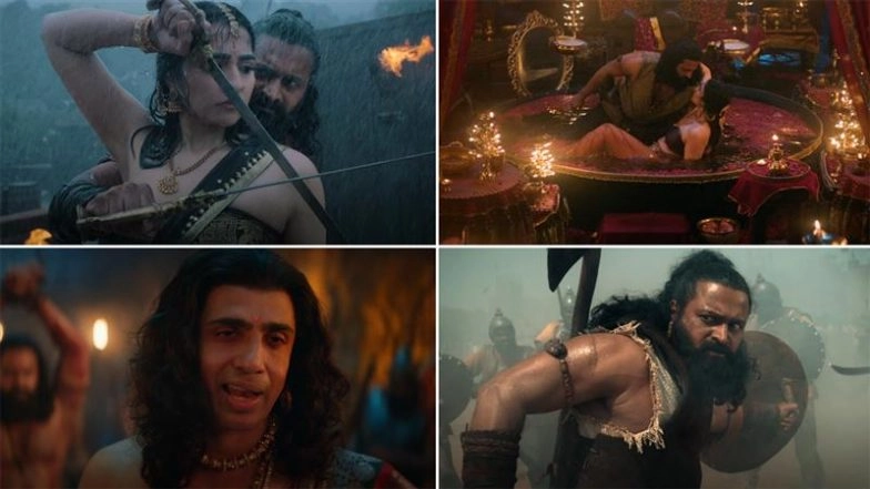 ‘Kantara - Chapter 1’ Trailer: Rishab Shetty Confronts Myth and Justice in Tulunadu’s Enchanted Land in This Prequel Co-Starring Rukmini Vasanth and Gulshan Devaiah (Watch Video)