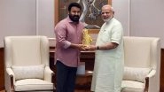 &lsquo;Truly Inspiring&rsquo;: PM Narendra Modi Congratulates Malayalam Superstar Mohanlal on Receiving Dadasaheb Phalke Award 2023