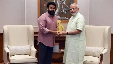 ‘Truly Inspiring’: PM Narendra Modi Congratulates Malayalam Superstar Mohanlal on Receiving Dadasaheb Phalke Award 2023