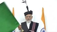 PM Narendra Modi Inaugurates Bairabi&ndash;Sairang Railway Line, Says 'Mizoram Is Playing Important Role in India&rsquo;s Development Journey' (Watch Video)