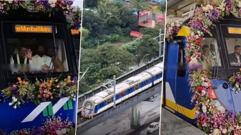 Mumbai Metro Line 4 Update: Trial Runs on Green Line Between Cadbury Junction and Gaimukh Begin Exactly 172 Years After First Mumbai-Thane Train Journey