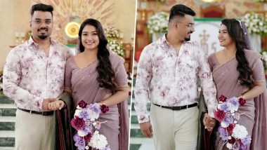 ‘Kumbalangi Nights’ Actress Grace Antony Marries Music Producer Aby Tom Cyriac in Kochi After 9 Years of Dating – First Pictures of Newlyweds Out!