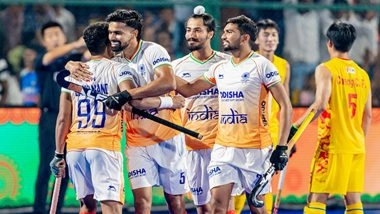 Asia Cup 2025: Abhishek Nain Scores Brace As India Beat China 7–0 in Men’s Hockey To Set Up Final Against Korea (Watch Goal Video Highlights)