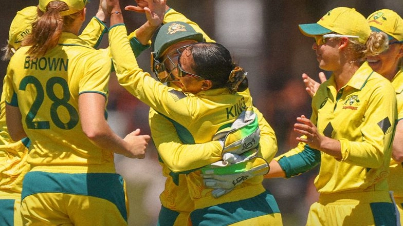How To Watch AUS-W vs ENG-W Free Live Streaming Online of ICC Women’s World Cup 2025 Warm-Up Match? Get Telecast Details of Australia Women vs England Women Cricket Match on TV