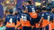 Kashi Rudras Win UP T20 League 2025; Abhishek Goswami, Karan Sharma Shine With Fifties As Inaugural Winners Lift Trophy for Second Time by Beating Meerut Mavericks in One-Sided Contest