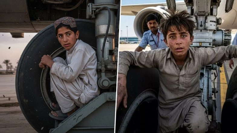 Delhi: 13-Year-Old Afghan Boy Sneaks Into Kam Air Flight RQ-4401's Landing Gear Compartment to Reach India (See Pics)