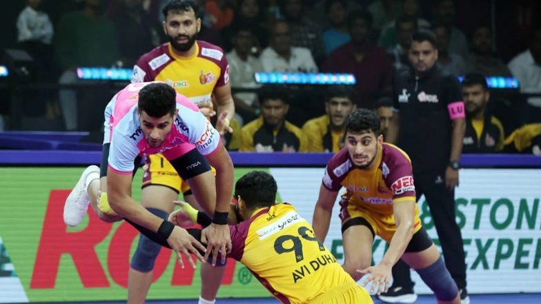 Telugu Titans Beat Jaipur Pink Panthers in Impressive Fashion To Secure First Win of PKL 2025