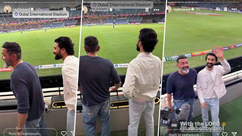 India-Bangladesh Asia Cup 2025 Match: ’The Ba***ds of Bollywood Stars Raghav Juyal and Bobby Deol’s Bromance Steals Spotlight (See Pic)