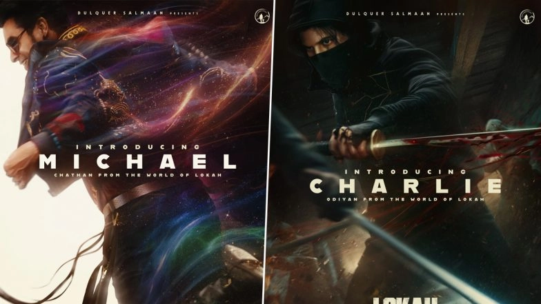 From the World of ‘Lokah’: Dulquer Salmaan and Tovino Thomas’ Character Posters Out! DQ Confirmed As ‘Odiyan’ in Kalyani Priyadarshan-Naslen’s Superhero Film (View Pics)