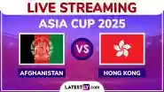 Afghanistan vs Hong Kong, Asia Cup 2025 Free Live Streaming Online: How To Watch AFG vs HK T20I Cricket Match Live Telecast on TV in India?